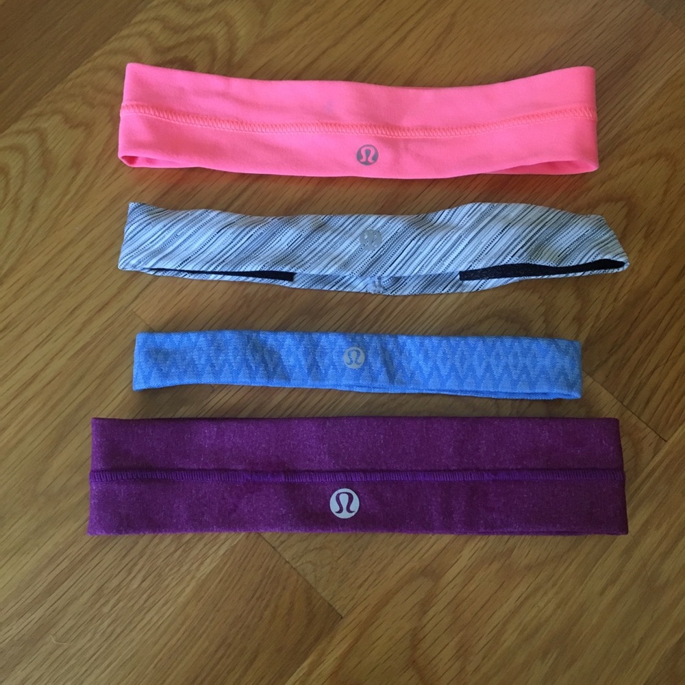 Set of 4 lululemon headbands